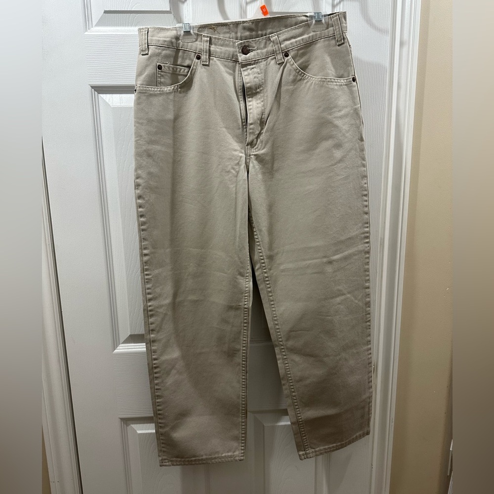 Levi's Tan Relaxed Jeans Classic Style